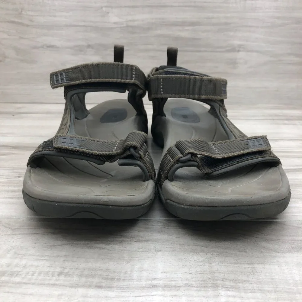 Teva Sandals Men's 9 Minam Brown Hook and Loop Outdoor Shoes